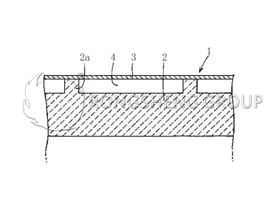 Figure 2: Enlarged cross-section of kiln wall of design example 1